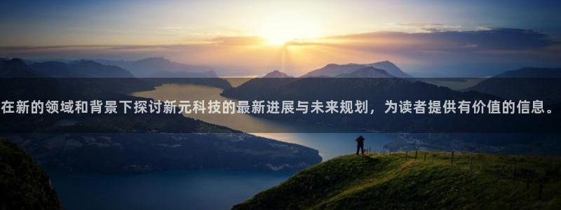 在新的领域和背景下探讨新元科技的最新进展与未来规划，为读者提供有价值的信息。