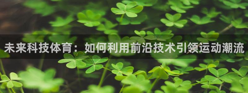 未来科技体育：如何利用前沿技术引领运动潮流